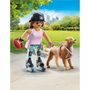 PLAYMOBIL Patinadora con Retriever 71739 My Life