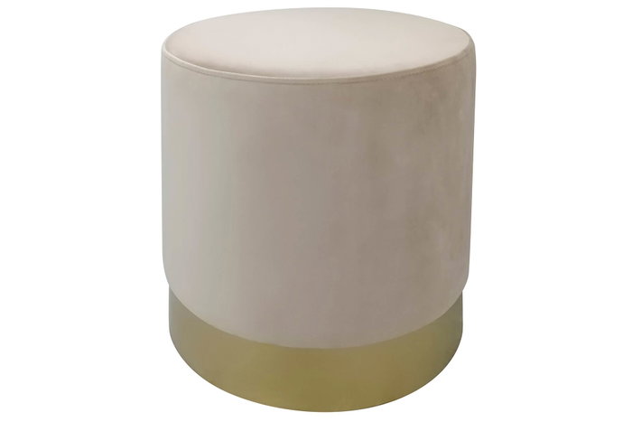 DKD Home Decor Set de 2 Reposapiés de Terciopelo 40x40x42 cm