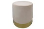 DKD Home Decor Set de 2 Reposapiés de Terciopelo 40x40x42 cm