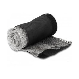 DeLOCK Funda trenzada de protección EMI con cierre de velcro, resistente al calor, 1 m x 25 mm, Negro