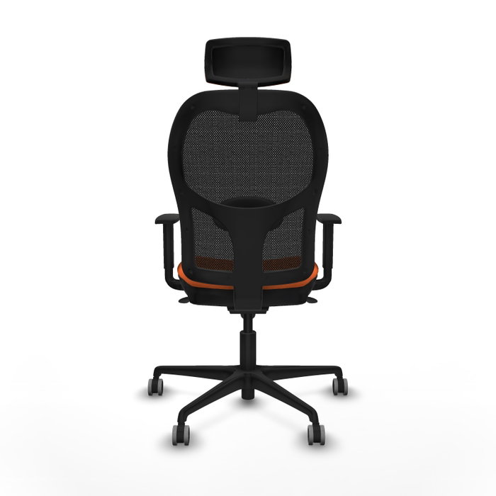 PIQUERAS Y CRESPO Silla de oficina Jorquera Naranja y Negro PIQUERAS Y CRESPO Silla de oficina Jorquera Naranja y Negro