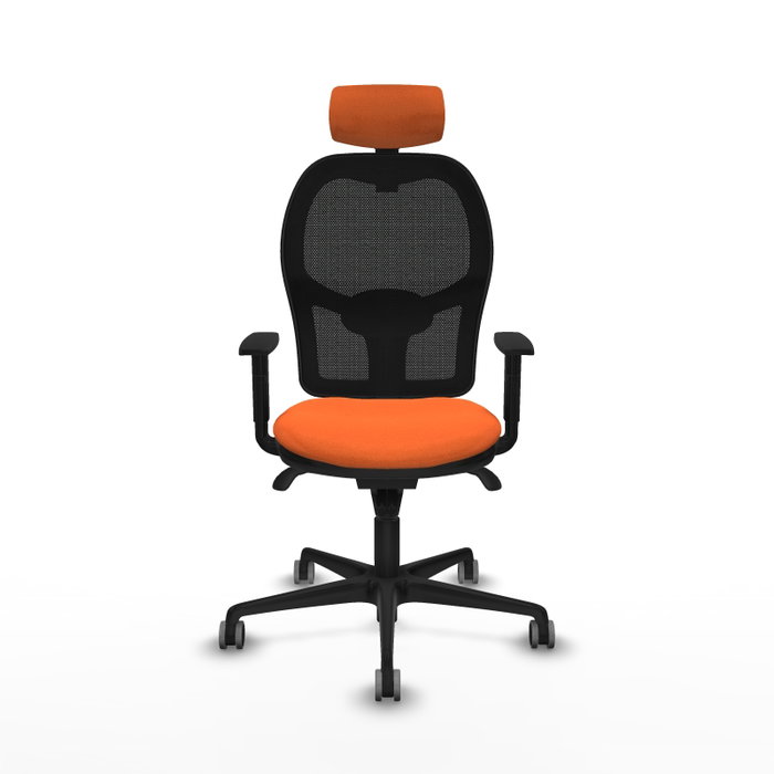 PIQUERAS Y CRESPO Silla de oficina Jorquera Naranja y Negro PIQUERAS Y CRESPO Silla de oficina Jorquera Naranja y Negro