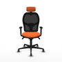 PIQUERAS Y CRESPO Silla de oficina Jorquera Naranja y Negro