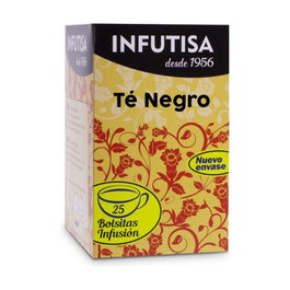 Infutisa Té Negro Ceylan 25 filtros - Infusión antioxidante para controlar lípidos
