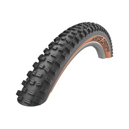Schwalbe Hans Dampf 27.5x2.60 Super Trail Tubeless Addix Soft Negro/Beige