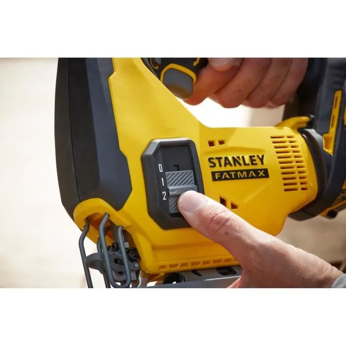 Stanley Fatmax SFMCS600B-XJ Sierra de Calar Inalámbrica 18V Profundidad de Corte hasta 55 mm Stanley Fatmax SFMCS600B-XJ Sierra de Calar Inalámbrica 18V Profundidad de Corte hasta 55 mm