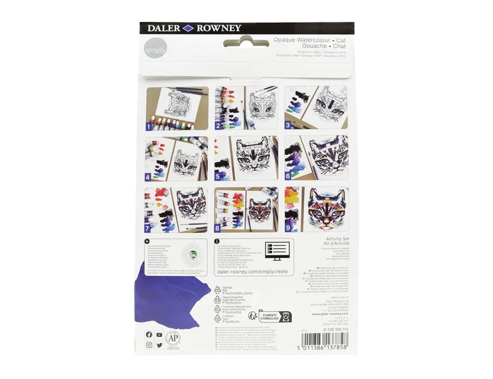 Daler rowney Set de actividades Simply de témpera gouache Daler rowney Set de actividades Simply de témpera gouache