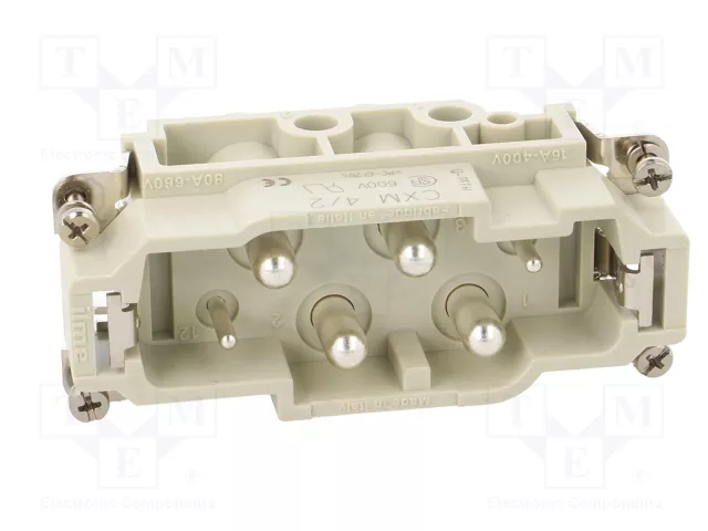ILME CXM 4/2 Conector HDC Macho 4 PIN 80A 600V