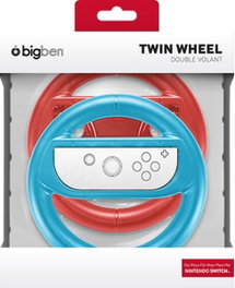 Nacon Bigben Twin Wheel para Joy-Con Rojo/Azul