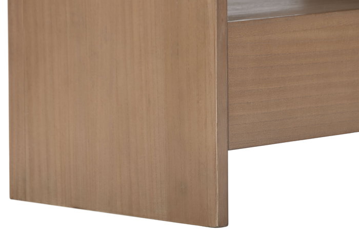 DKD Home Decor Mueble TV Curio25 Urban Marron 2 Cajones 40 x 45 x 120 cm