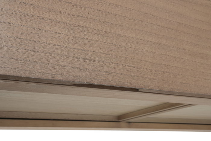 DKD Home Decor Mueble TV Curio25 Urban Marron 2 Cajones 40 x 45 x 120 cm