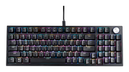 XPG Teclado Gaming Sorcerer 96% Mecánico USB Español Negro con Conmutador XPG Red y Retroiluminación RGB