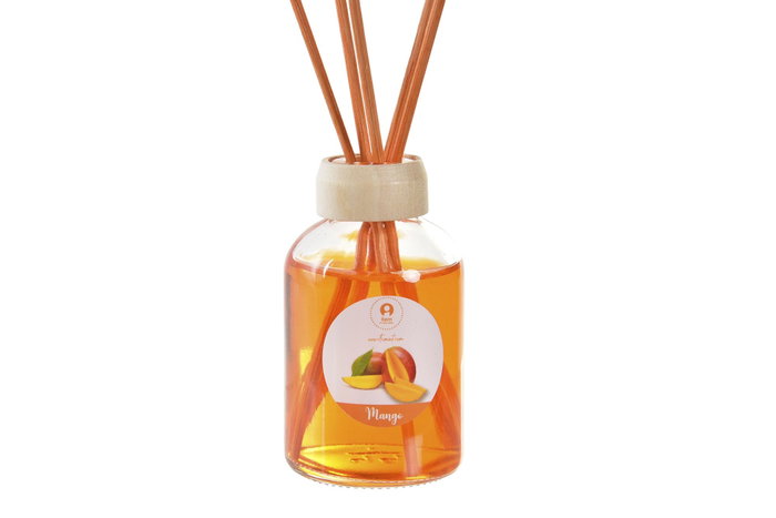 DKD Home Decor Ambientador de Cristal Mango con Varillas 50 ml