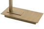 DKD Home Decor Lámpara de Sobremesa Acero Patinado Dorado