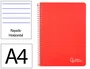 Liderpapel Cuaderno Espiral Witty A4 Tapa Dura Rojo