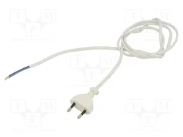 JONEX Cable de alimentación H03VVH2-F 2x0,75mm2 1,5m