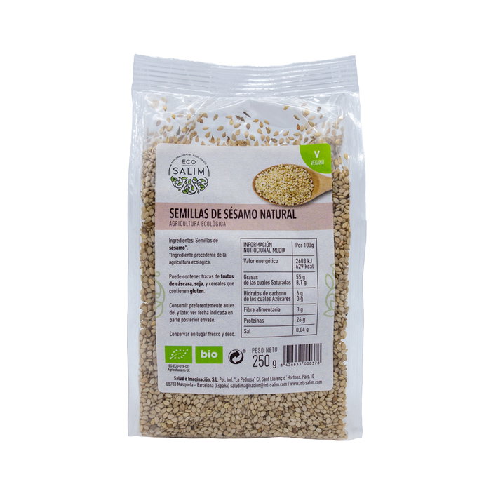 ECO SALIM Sesamo Natural 250gr. Bio Vegan