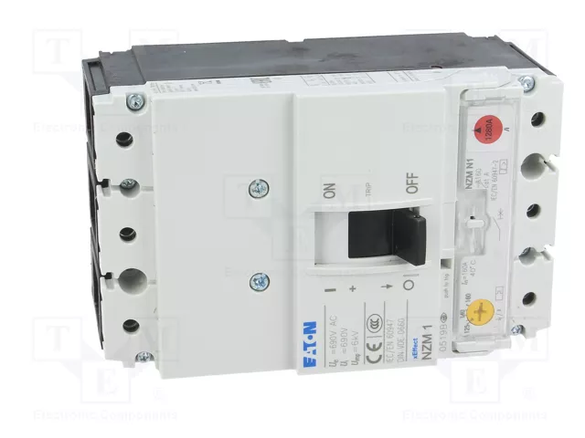 EATON ELECTRIC NZM1-A160 Interruptor de potencia de 3 polos, 160A