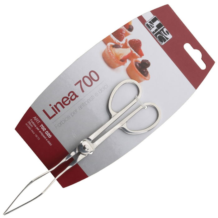 1946 Pinzas Pasteles 700 Line 20 cm Acero Inoxidable 18/10 para Entremeses, Dulces y Pasteles