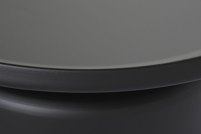 DKD Home Decor Mesa Centro Urban Negro Metal 75 x 75 x 38 cm (2 Unidades)