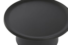 DKD Home Decor Mesa Centro Urban Negro Metal 75 x 75 x 38 cm (2 Unidades)