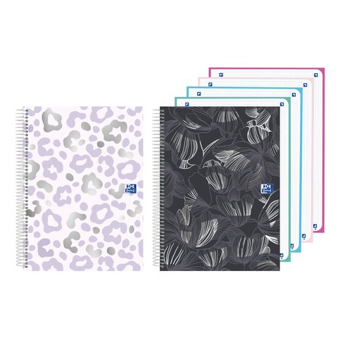 Bloc Oxford School Eu.Book 4 Dream Tech Micro.Tapa Extra A5+ 120H Cuadric.5X5 90G Surtido (2 Mod.) (Set de 5) Bloc Oxford School Eu.Book 4 Dream Tech Micro.Tapa Extra A5+ 120H Cuadric.5X5 90G Surtido (2 Mod.) (Set de 5)
