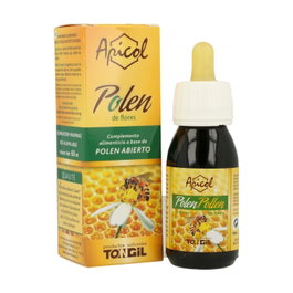 Tongil Apicol Polen 60 ml Complemento Alimenticio con Vitaminas Minerales y Bioflavonoides