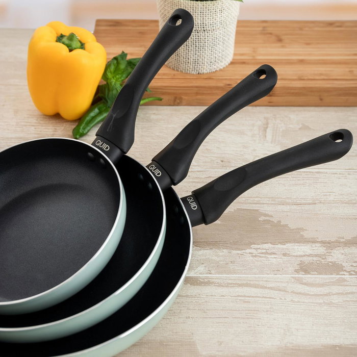 Set 3 Sartenes Aluminio Estampado Tropic Quid 18-22-26 cm