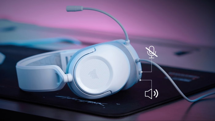 Corsair HS35 Stereo V3 Blanco Corsair HS35 Stereo V3 Blanco