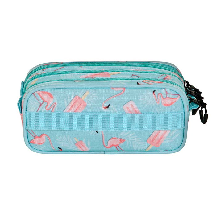 Oh My Pop Estuche Portatodo Trick FAN 2.2 Ice Flamingo Turquesa
