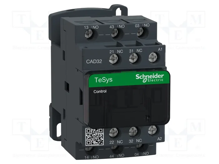 SCHNEIDER ELECTRIC Contactor TeSys D 5-polar 10A 440VAC NCx2+NAx3 SCHNEIDER ELECTRIC Contactor TeSys D 5-polar 10A 440VAC NCx2+NAx3