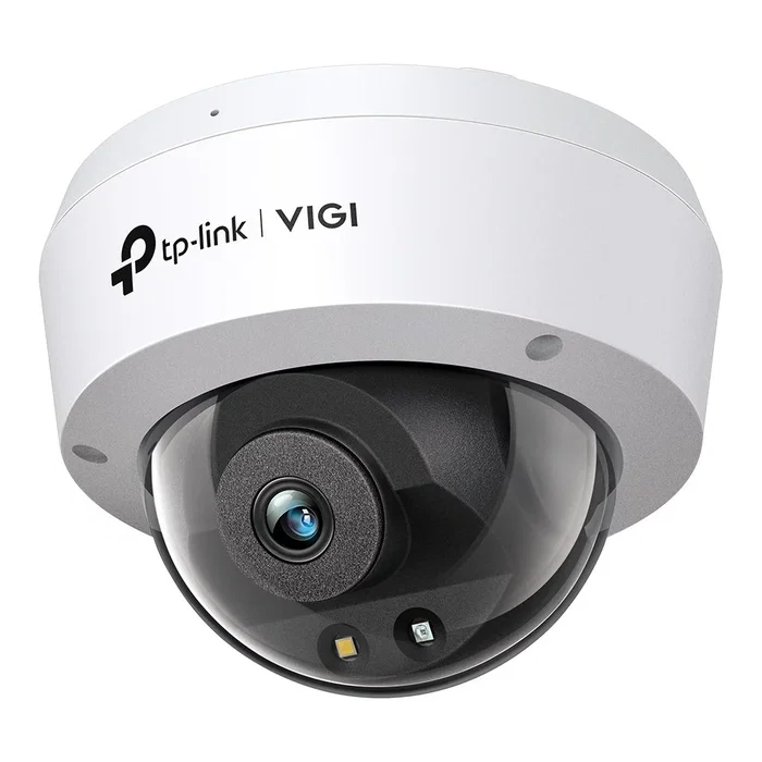 TP-Link VIGI C250 Cámara de Seguridad IP 5MP (2880x1620) para Interior/Exterior, Dome IP67 IK10, Visión Nocturna 30m, Montaje Techo, Color Blanco o Negro