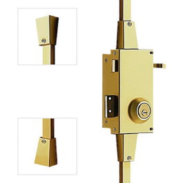 TESA Cerradura Sobrep. 3P TS30T6IAE Bombillo T-60 Dorada Mano Izquierda
