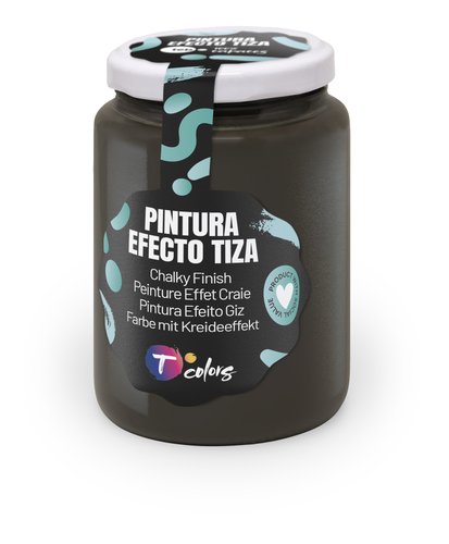 Pintura Chalk Paint Marker Tcolors 400 Ml (Bote) Casi Negro Pintura Chalk Paint Marker Tcolors 400 Ml (Bote) Casi Negro