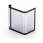 Jonsbo TK-1 2.0 Micro-ATX Gehäuse, Tempered Glass - schwarz