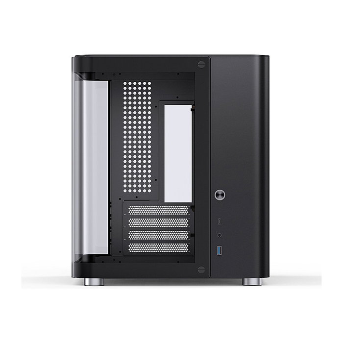 Jonsbo TK-1 2.0 Micro-ATX Gehäuse, Tempered Glass - schwarz