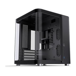 Jonsbo TK-1 2.0 Micro-ATX Gehäuse, Tempered Glass - schwarz