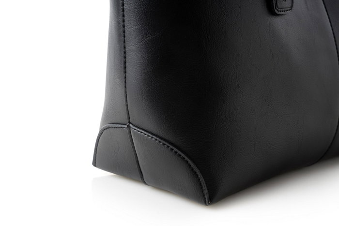 Vince Camuto Bolso Savona Negro Piel de Polivinilo 38x14x27.5 cm Vince Camuto Bolso Savona Negro Piel de Polivinilo 38x14x27.5 cm