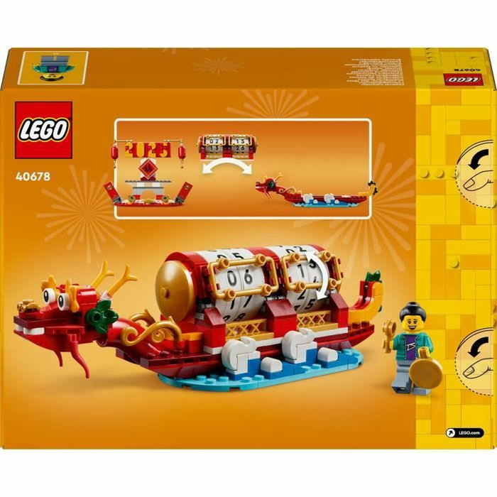 LEGO 40678 Calendario navideño: idea de juguete y regalo del Año Nuevo Lunar 2 en 1