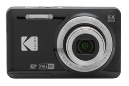 Kodak PIXPRO FZ55 - Cámara digital compacta de 16 MP, Zoom óptico 5x, Grabación Full HD 1080p, Color negro
