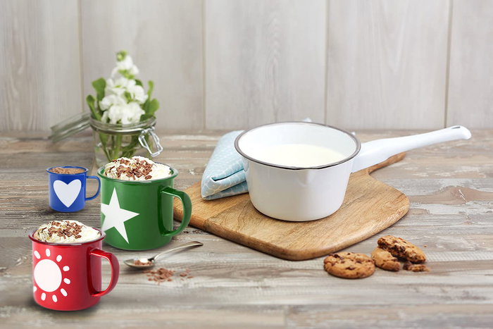 Privilege Taza Esmaltada 500ml 13 x 10 x 8.9 cm (24 Unidades)