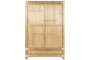 DKD Home Decor Armario Tropical Ratán Bambú Natural 120 x 60 x 180 cm