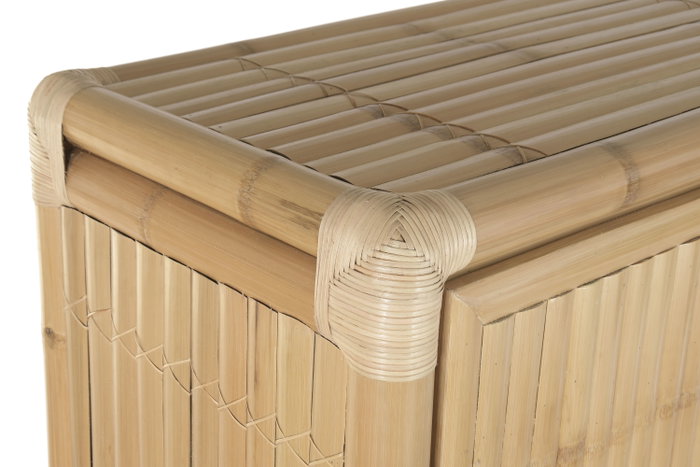 DKD Home Decor Armario Tropical Ratán Bambú Natural 120 x 60 x 180 cm DKD Home Decor Armario Tropical Ratán Bambú Natural 120 x 60 x 180 cm