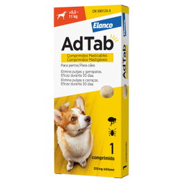 Elanco AdTab 225 mg Comprimido Masticable para Perros de 5,5-11 kg