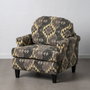 Ixia Sillón Negro-taupe en Tejido y Madera