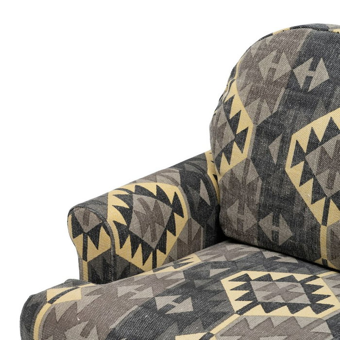 Ixia Sillón Negro-taupe en Tejido y Madera
