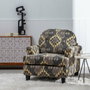 Ixia Sillón Negro-taupe en Tejido y Madera