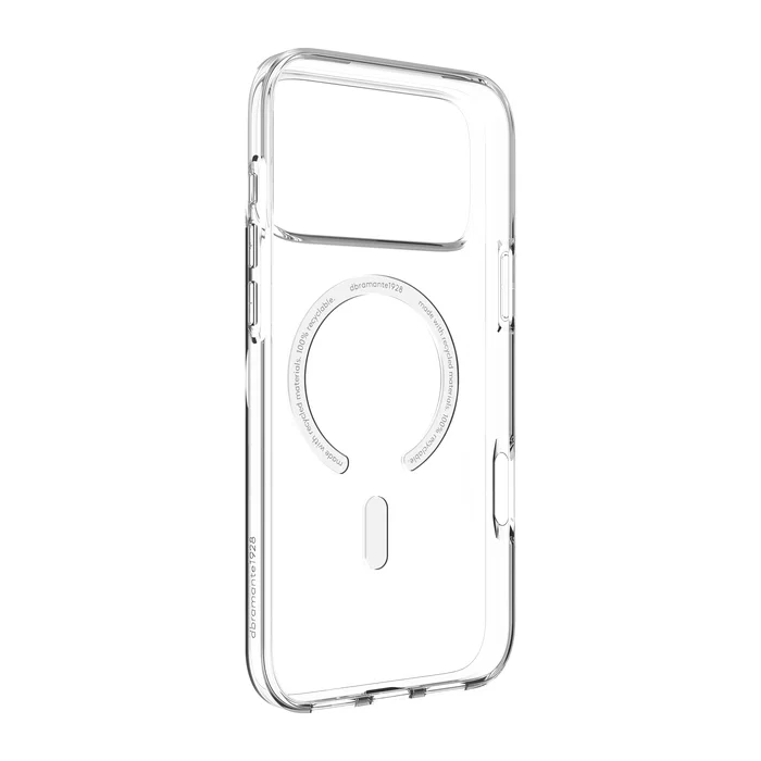 Dbramante1928 Greenland Pro MS - Funda Transparente para Apple iPhone 17 Pro Max, Resistente a Impactos, Compatible con Carga Inalámbrica