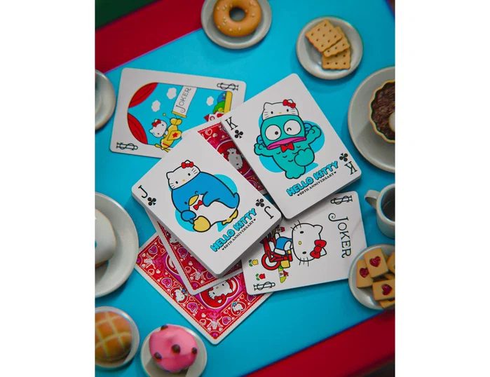 Fournier Baraja de cartas Bicycle Hello Kitty 50 Aniversario