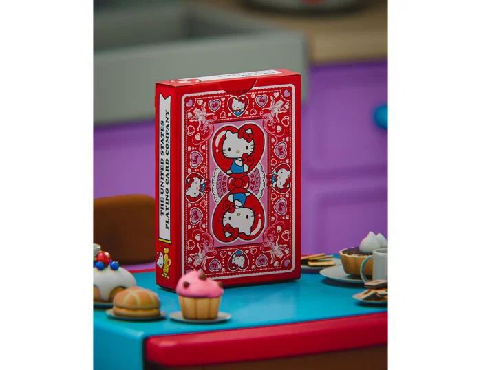 Fournier Baraja de cartas Bicycle Hello Kitty 50 Aniversario